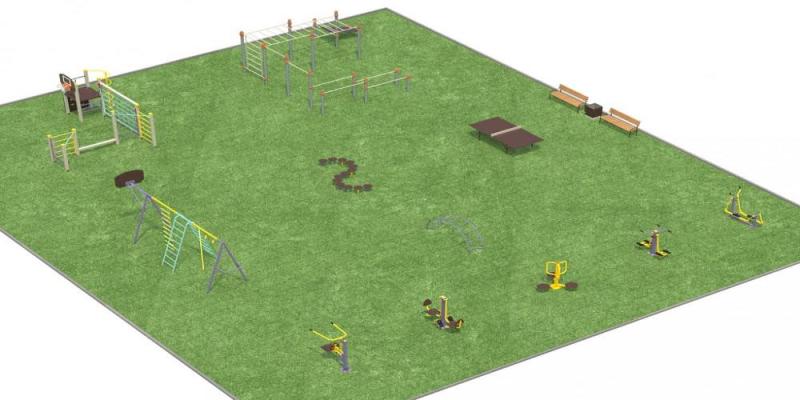 Дизайн проект спортплощадки разновозрастной  в Туле Дизайн проект спортплощадки разновозрастной  в Туле