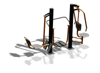 Уличный тренажер "Жим ногами Шагомер Жим от груди" УТ333 в Туле