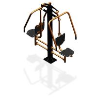 Уличный тренажер  "Жим от груди двойной" УТ204 в Туле