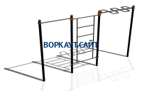 Спортивный комплекс воркаут ВС-129 в Туле
