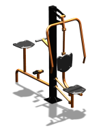 Уличный тренажер "Жим от груди Вело" УТ321 в Туле