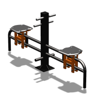 Уличный тренажер  "Каталка двойная"   УТ215 в Туле