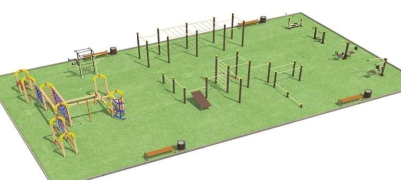 Проект спортивной площадки для любого возраста - 1 096 200 рублей. в Туле Проект спортивной площадки для любого возраста - 1 096 200 рублей. в Туле
