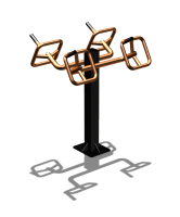 Уличный тренажер  "Штурвал двойной"  УТ201 в Туле