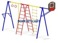 Гимнастический комплекс с баскетбольным щитом МАФ 3001 в Туле