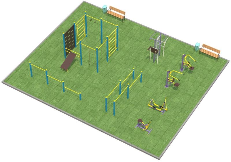 Проект спортплощадки 150 метров в Туле в Туле Проект спортплощадки 150 метров в Туле в Туле