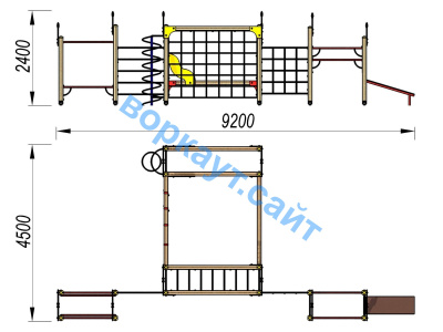 Детский спортивный комплекс ДСК 3102 в Туле
