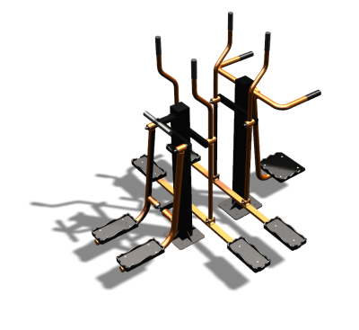 Уличный тренажер "Шпагат Маятник Лыжник двойной" УТ335 в Туле