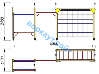 Детский спортивный комплекс Атлет ДСК 3106 в Туле