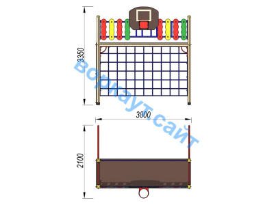 Детский спортивный комплекс ДСК 3101 в Туле
