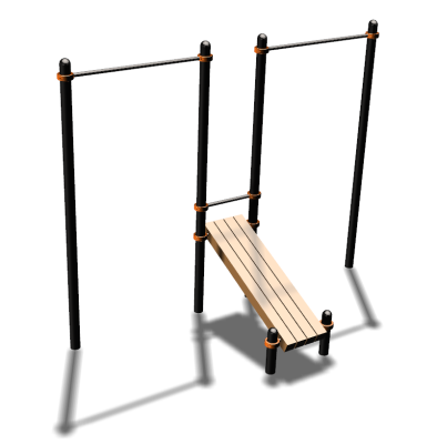 Воркаут турники со скамьей для пресса ВС-27 в Туле