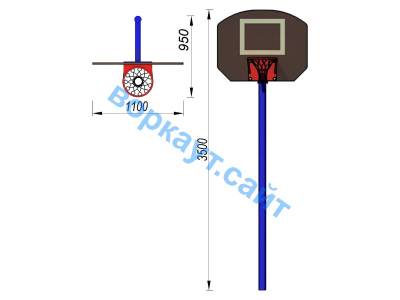 Баскетбольный щит СИО 3510 в Туле