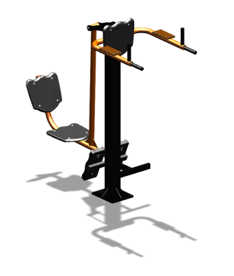 Уличный тренажер "Жим ногами Брусья Пресс" УТ329 в Туле