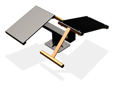 Уличный тренажер  "Скамья для пресса двойная"   УТ213 в Туле