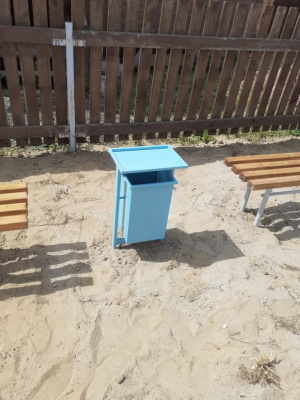 Урна с крышкой МАФ 1631 в Туле