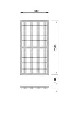 Калитка спортивной площадки МАФ 5105 в Туле