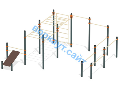 Спортивный комплекс воркаут ВС-50 в Туле
