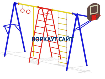Гимнастический комплекс с баскетбольным щитом МАФ 3001 в Туле Гимнастический комплекс с баскетбольным щитом МАФ 3001 в Туле