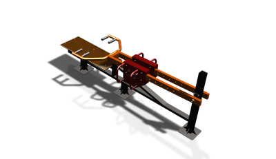 Силовой уличный тренажер  "Жим лежа"  УТ411 в Туле