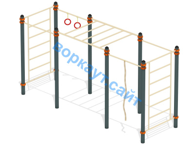Воркаут комплекс гимнастический  ВС-24 в Туле