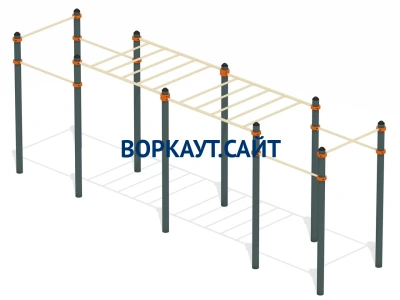 Воркаут рукоход с турниками ВС-23 в Туле