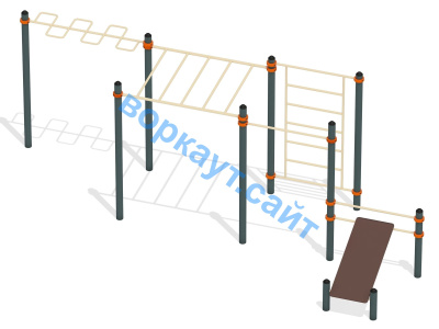 Спортивный комплекс воркаут ВС-45 в Туле