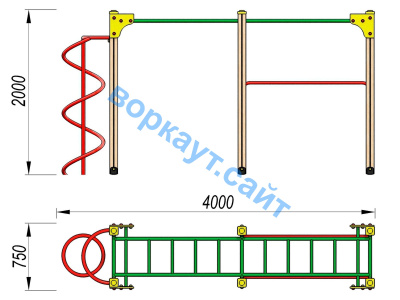 Детский спортивный комплекс ДСК 3104 в Туле