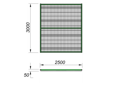 Ограждение спортивной площадки 2500х3000 МАФ 5103 в Туле