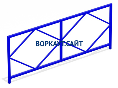 Ограждение площадки МАФ 5001 в Туле