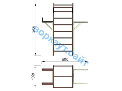 Детский спортивный комплекс 3 в 1 ДСК 3103 в Туле