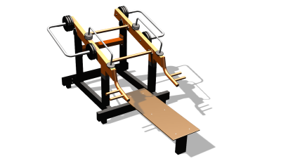 Силовой уличный тренажер  "Жим от груди"  УТ422 в Туле