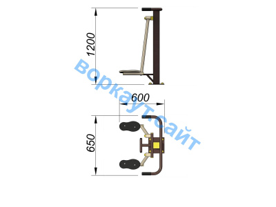 Уличный тренажер Атлетический комплекс УТ 010 в Туле