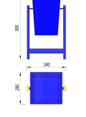Урна МАФ 1630 в Туле