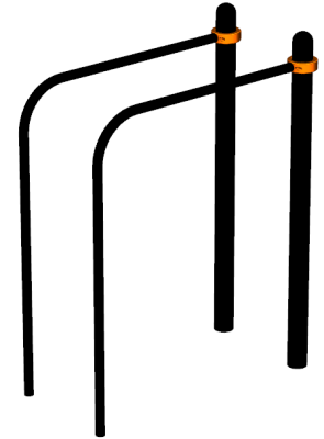 Воркаут брусья приставные ВС-39 в Туле