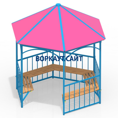 Беседка с лавками МАФ 4120 в Туле