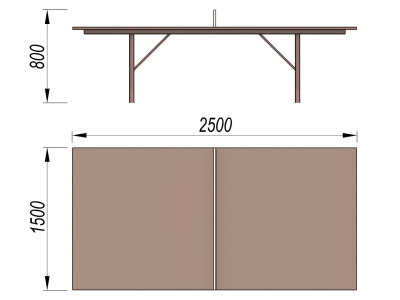 Теннисный стол МАФ 3517 в Туле
