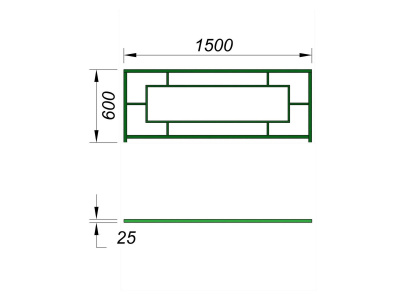 Ограждение площадки МАФ 5000 в Туле