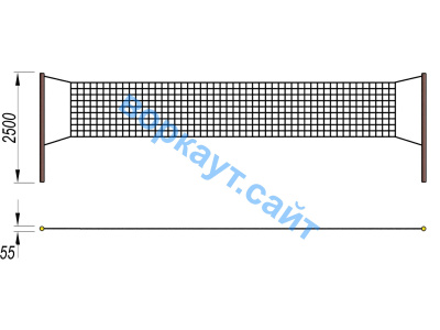 Волейбольные стойки СИО 3515 в Туле