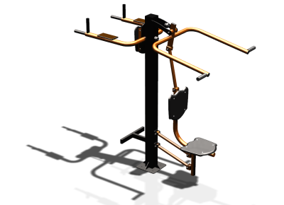 Уличный тренажер "Верхняя тяга Брусья Пресс" УТ339 в Туле