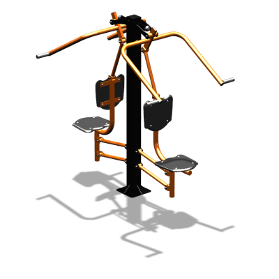 Уличный тренажер  "Верхняя тяга двойная"  УТ207 в Туле