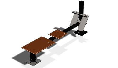 Силовой уличный тренажер  "Скамья для пресса"  УТ415 в Туле